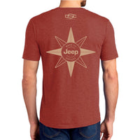Thumbnail for Mens Jeep® Compass T-Shirt - Spice Heather
