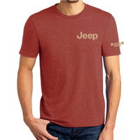 Thumbnail for Mens Jeep® Compass T-Shirt - Spice Heather
