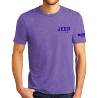 Thumbnail for Mens Jeep® Life Purple Tone Triblend T-Shirt