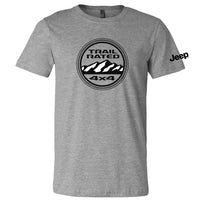 Thumbnail for Mens Jeep® Trail Rated T-Shirt - Heather Grey