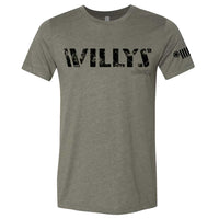Thumbnail for Mens Jeep® Willys T-Shirt - Military Green