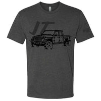 Thumbnail for Mens Jeep® JT Gladiator - LDD Series - Triblend Charcoal T-Shirt