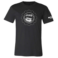 Thumbnail for Mens Jeep® Performance Distressed Logo T-Shirt - Black