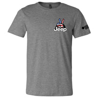 Thumbnail for Mens Jeep® Wave USA T-Shirt - Graphite Heather