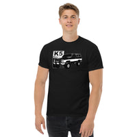 Thumbnail for Square Body K5 Blazer T-Shirt modeled in black