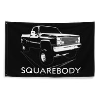 Thumbnail for Square Body Lifted 80s Flag Truck