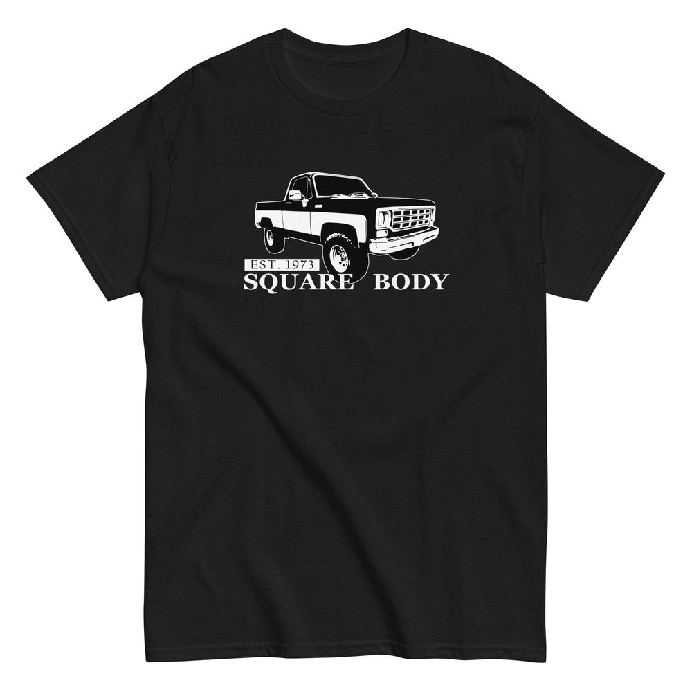 Square Body Truck Shirt in black