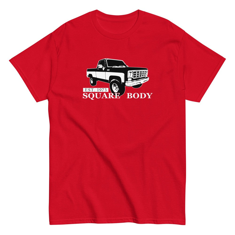 Square Body Truck Shirt in red