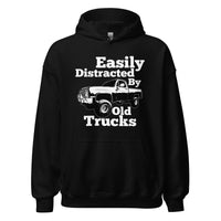 Thumbnail for Square body truck hoodie with funny phrase black