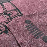 Thumbnail for Mens Jeep® TJ Wrangler - LDD Series - Triblend Burgundy T-Shirt