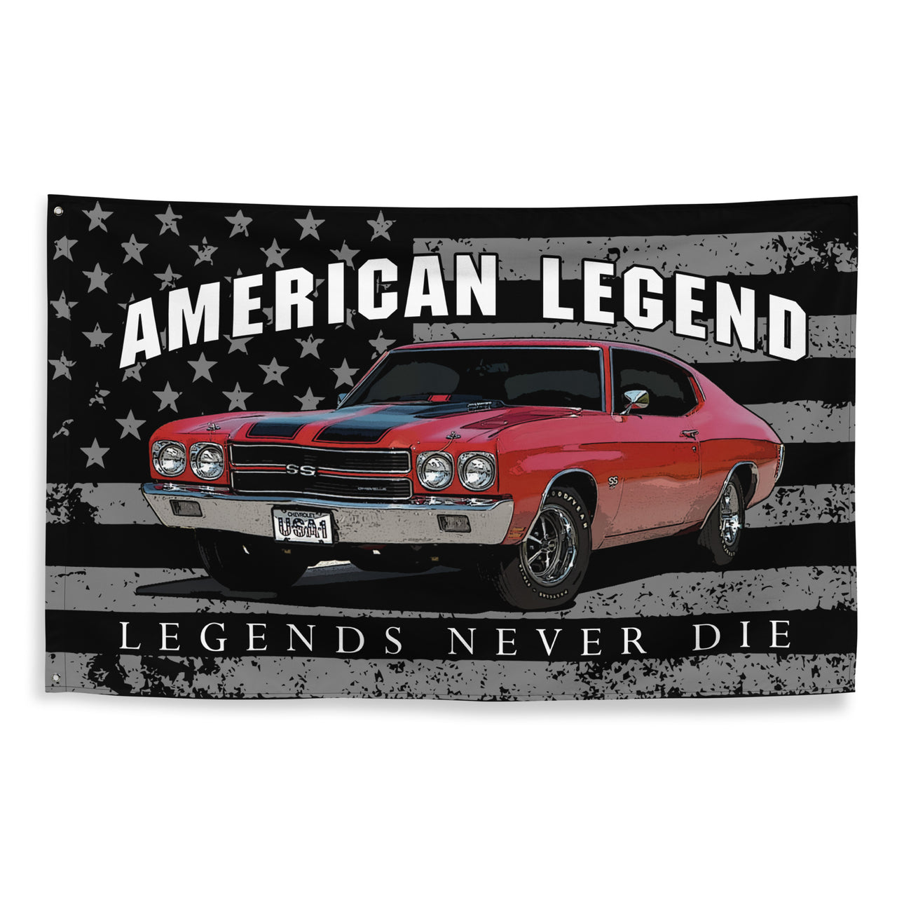 1970 Chevelle Garage Banner Wall Flag