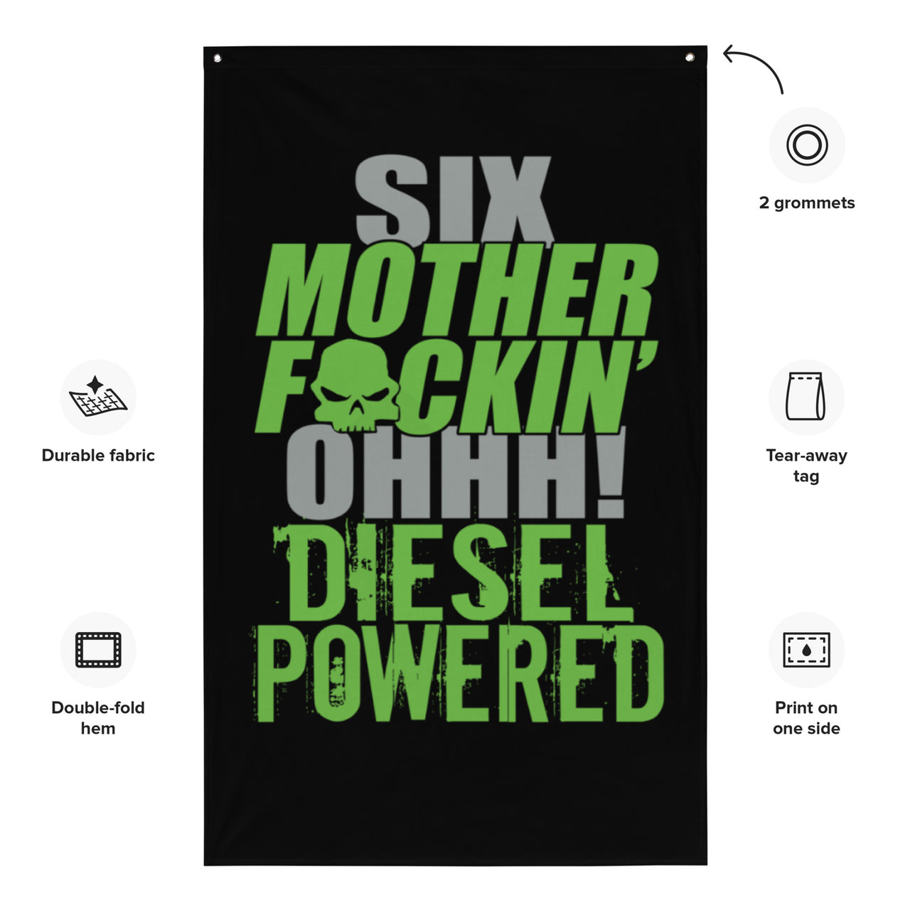 6.0 Power Stroke Diesel Flag details