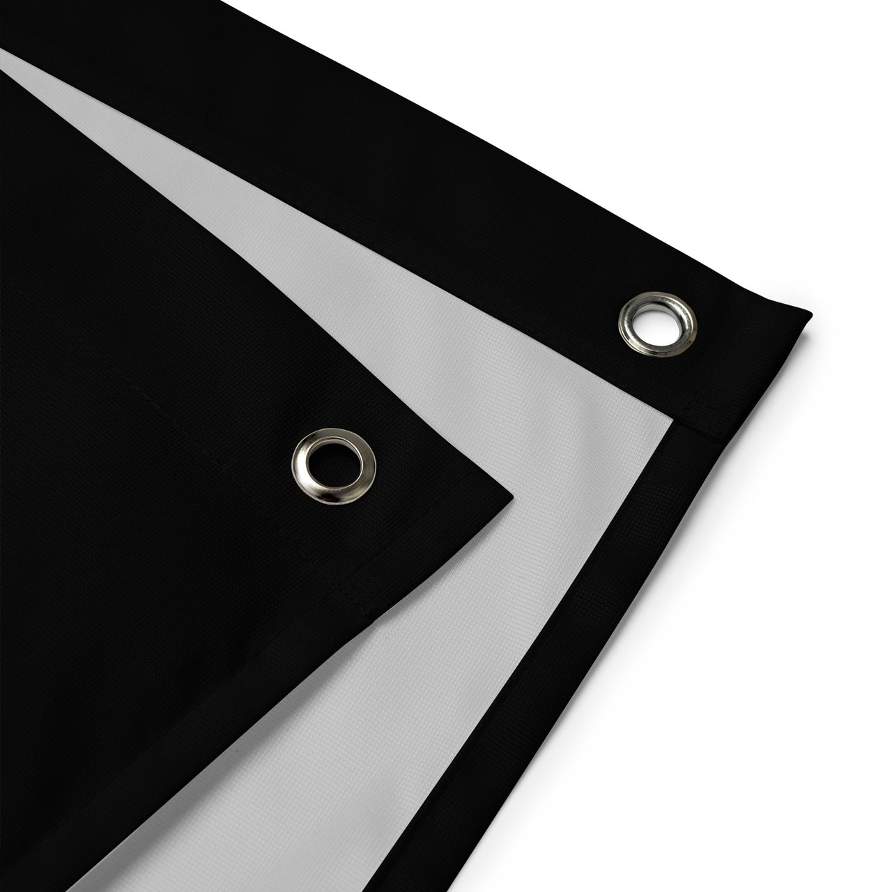 back and grommet details of OBS Single Cab Truck Wall Flag