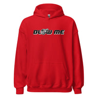Thumbnail for Funny Car Enthusiast Hoodie Blow Me Turbo Sweatshirt in Red