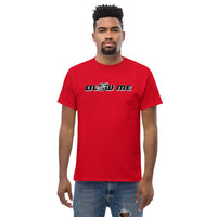 Thumbnail for Funny Car Enthusiast Blow Me Turbo T-Shirt modeled in red