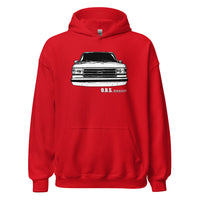 Thumbnail for Brick Nose OBS Truck Hoodie in red