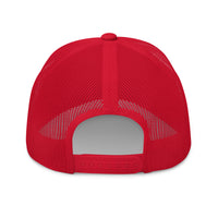 Thumbnail for C10 Trucker hat in red back view