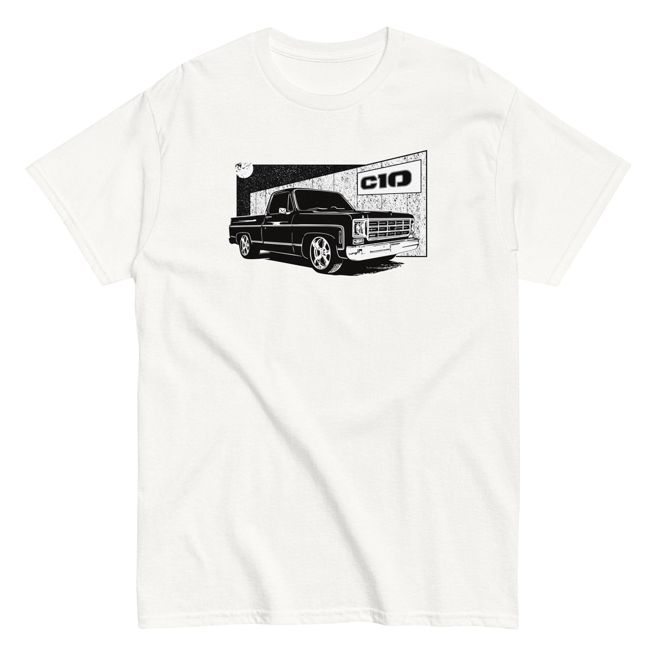 Square Body T-Shirt With Round Eye 70s C10