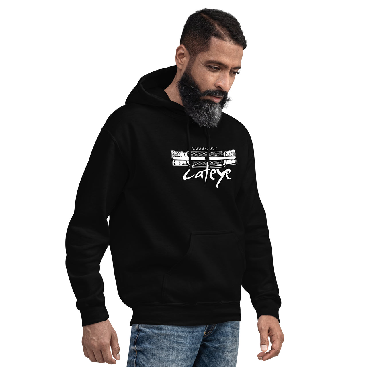 cateye-chevy-hoodie-black-modeled