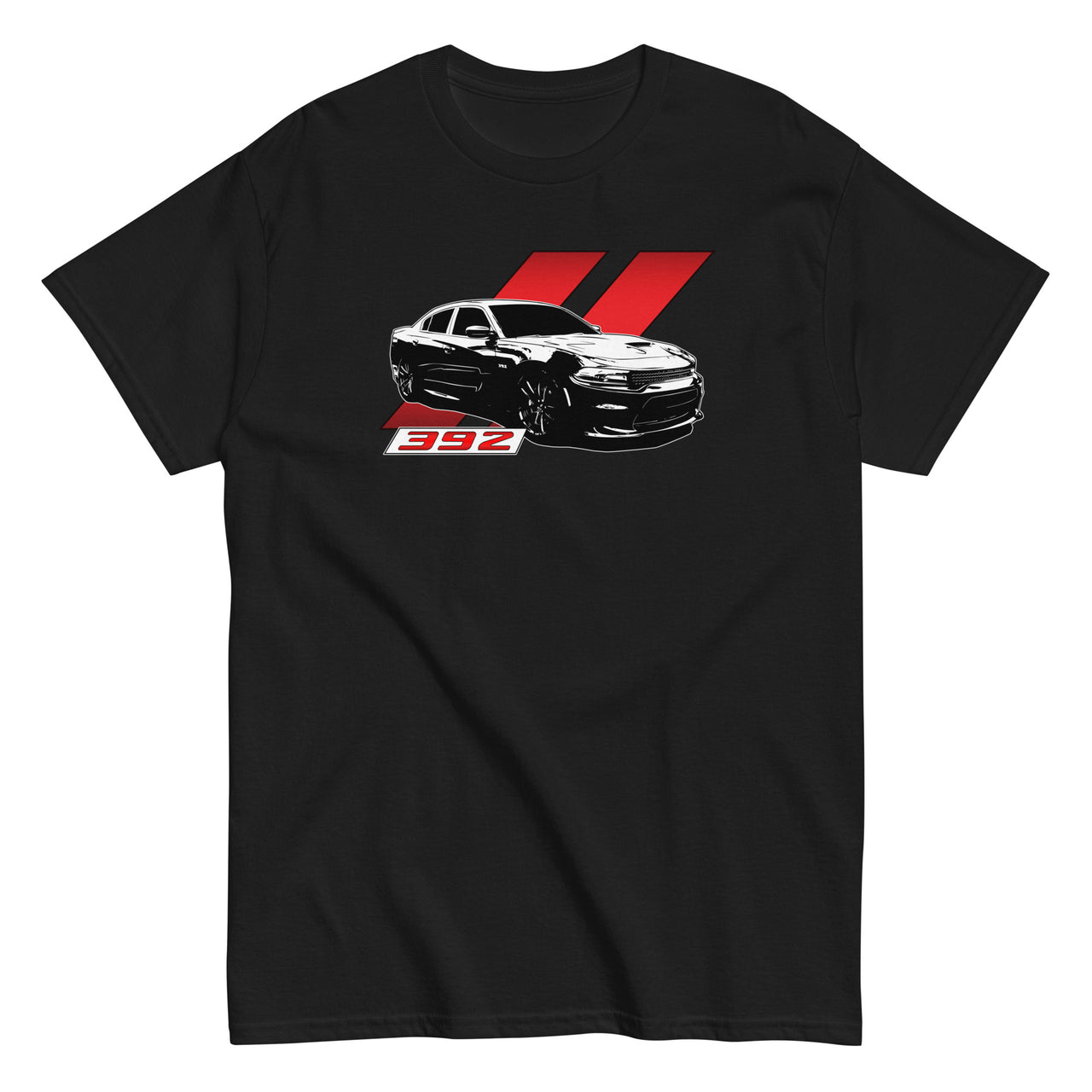 Charger 392 T-Shirt-In-Black-From Aggressive Thread