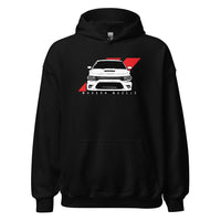 Thumbnail for Charger Scat Pack 392 Modern Muscle Hoodie Sweatshirt-In-Black-From Aggressive Thread
