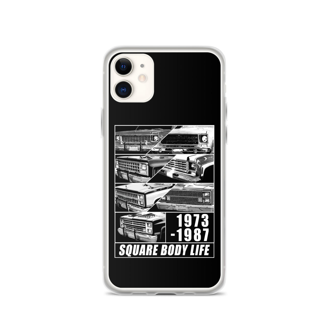 Square Body Truck Grilles Phone Case For iPhone 11