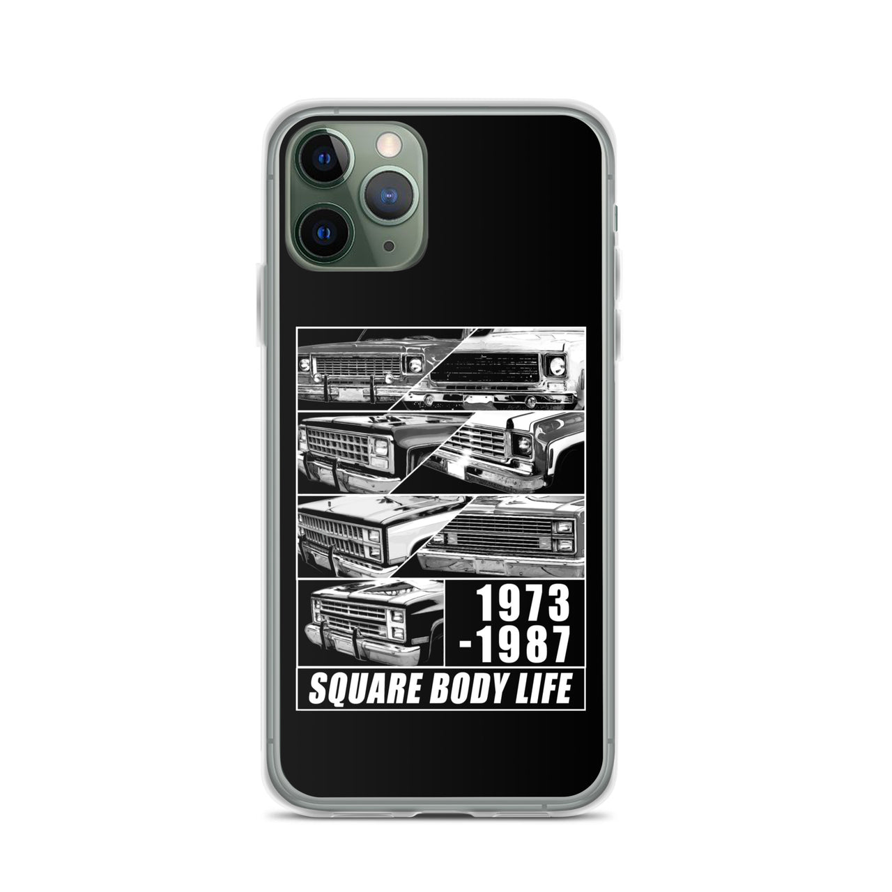 Square Body Truck Grilles Phone Case For iPhone 11 pro 