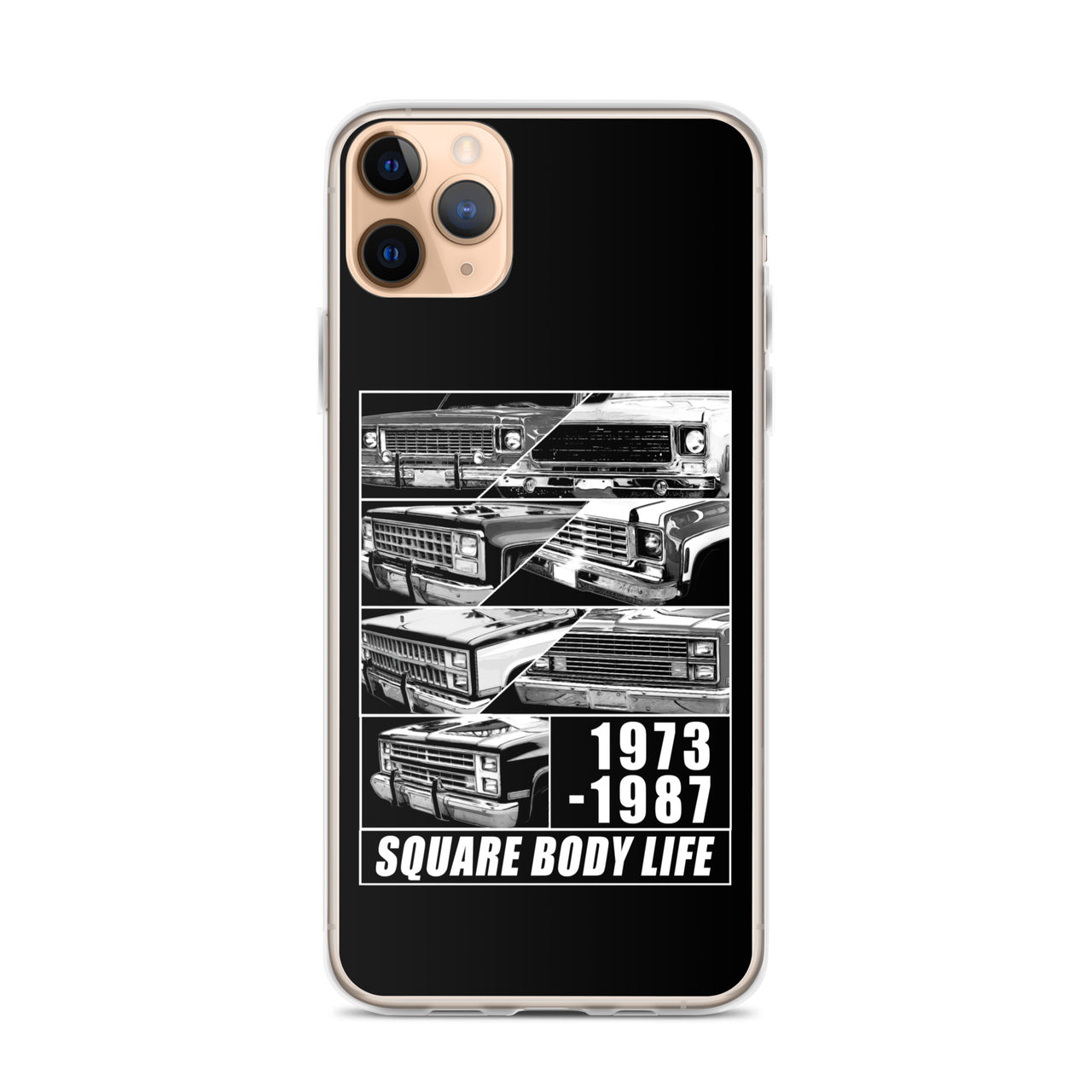 Square Body Truck Grilles Phone Case For iPhone 11 pro max