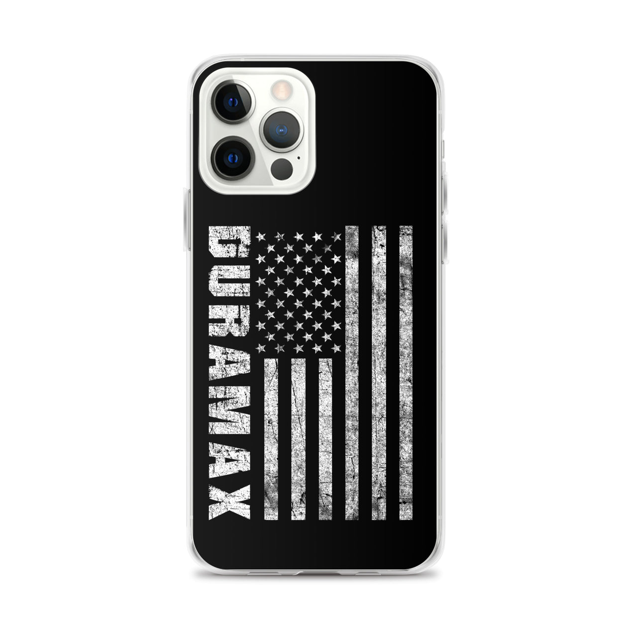 Duramax American Flag Protective Phone Case - Fits iPhone 12 pro max