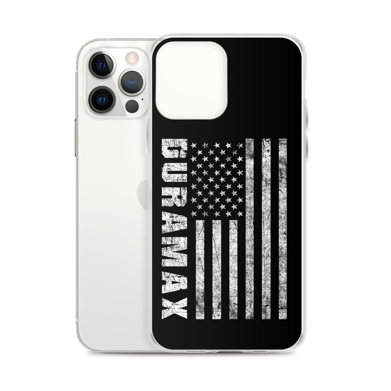 Duramax American Flag Protective Phone Case - Fits iPhone 12-pro-max