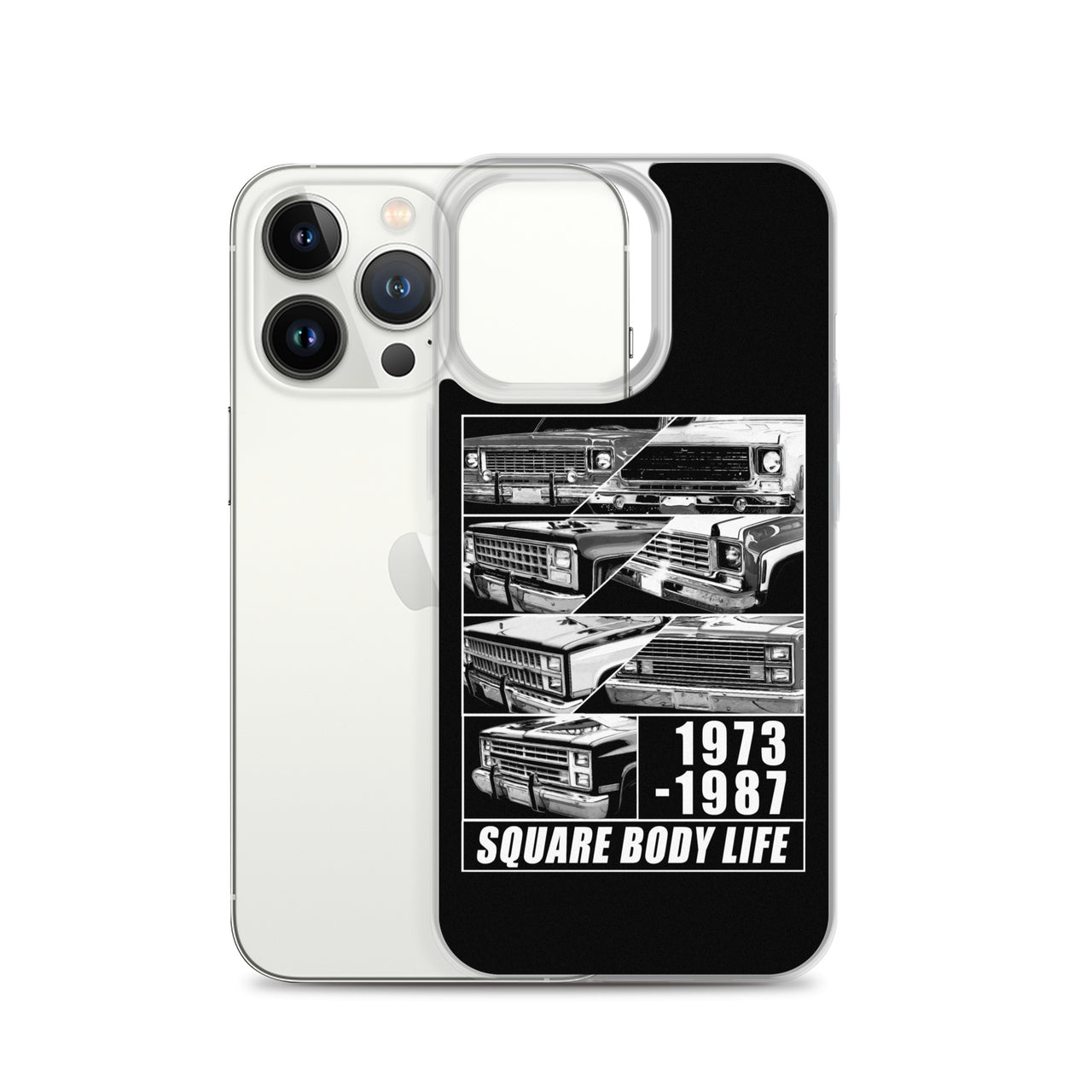 Square Body Truck Grilles Phone Case For iPhone 13 pro