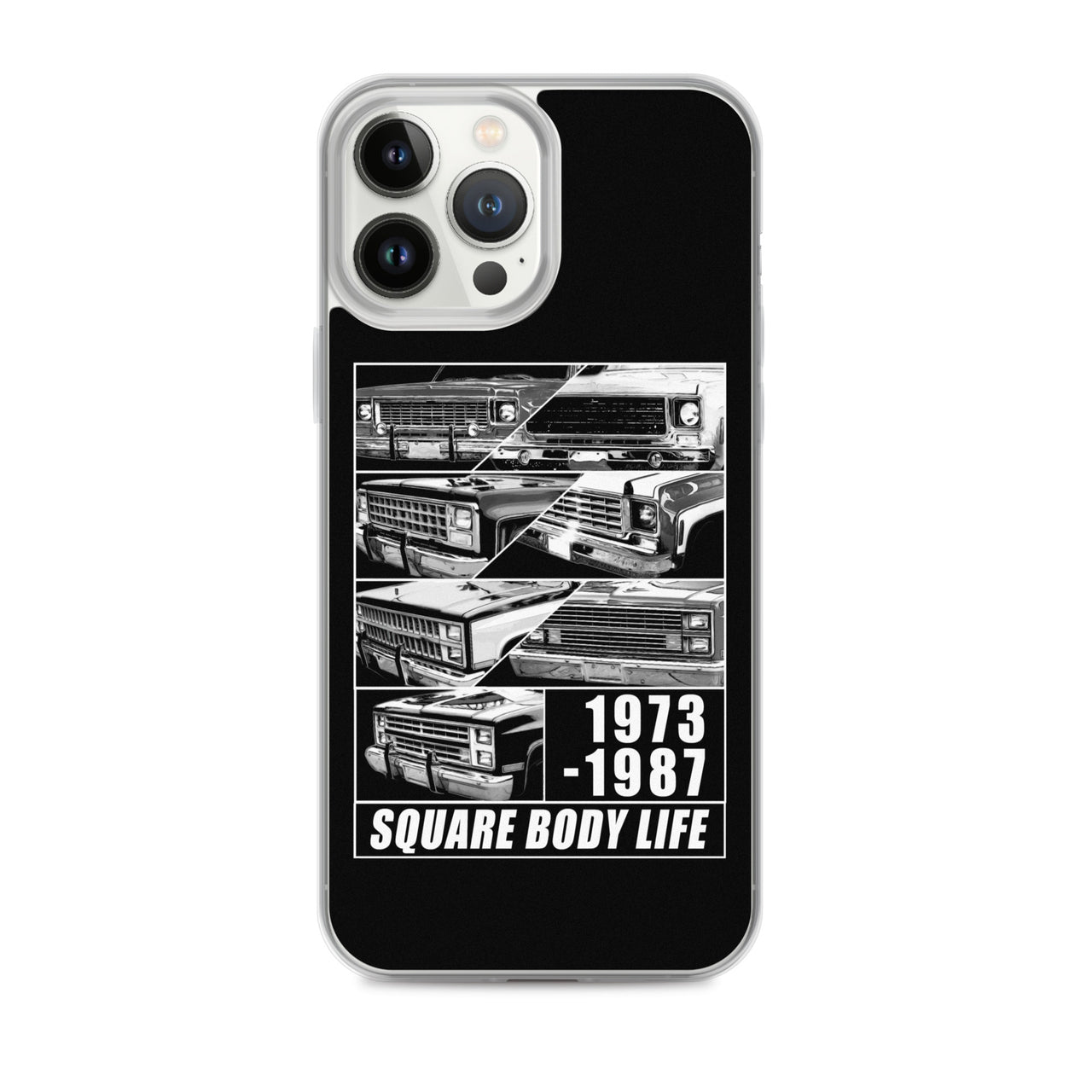Square Body Truck Grilles Phone Case For iPhone 13 pro max