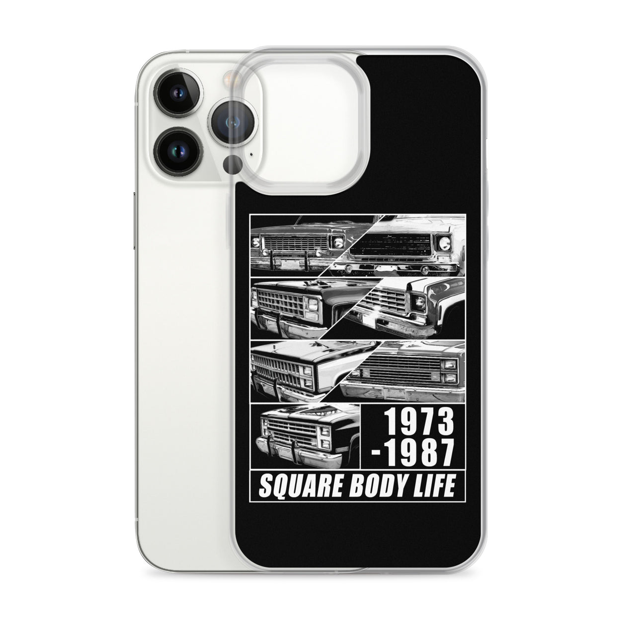 Square Body Truck Grilles Phone Case For iPhone 13 pro max