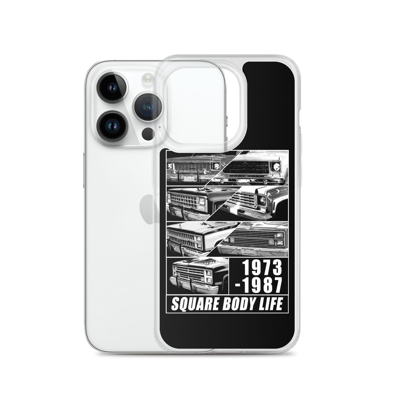 Square Body Truck Grilles Phone Case For iPhone 14 pro case