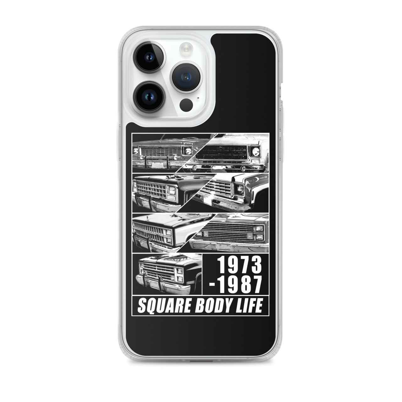 Square Body Truck Grilles Phone Case For iPhone 14 pro max