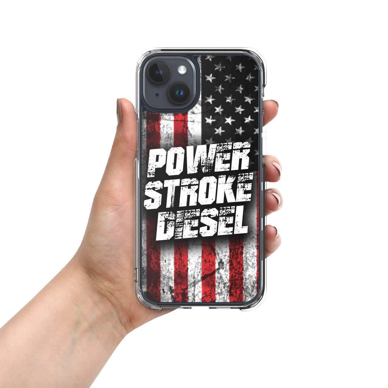 Power Stroke American Flag Phone Case - Fits iPhone