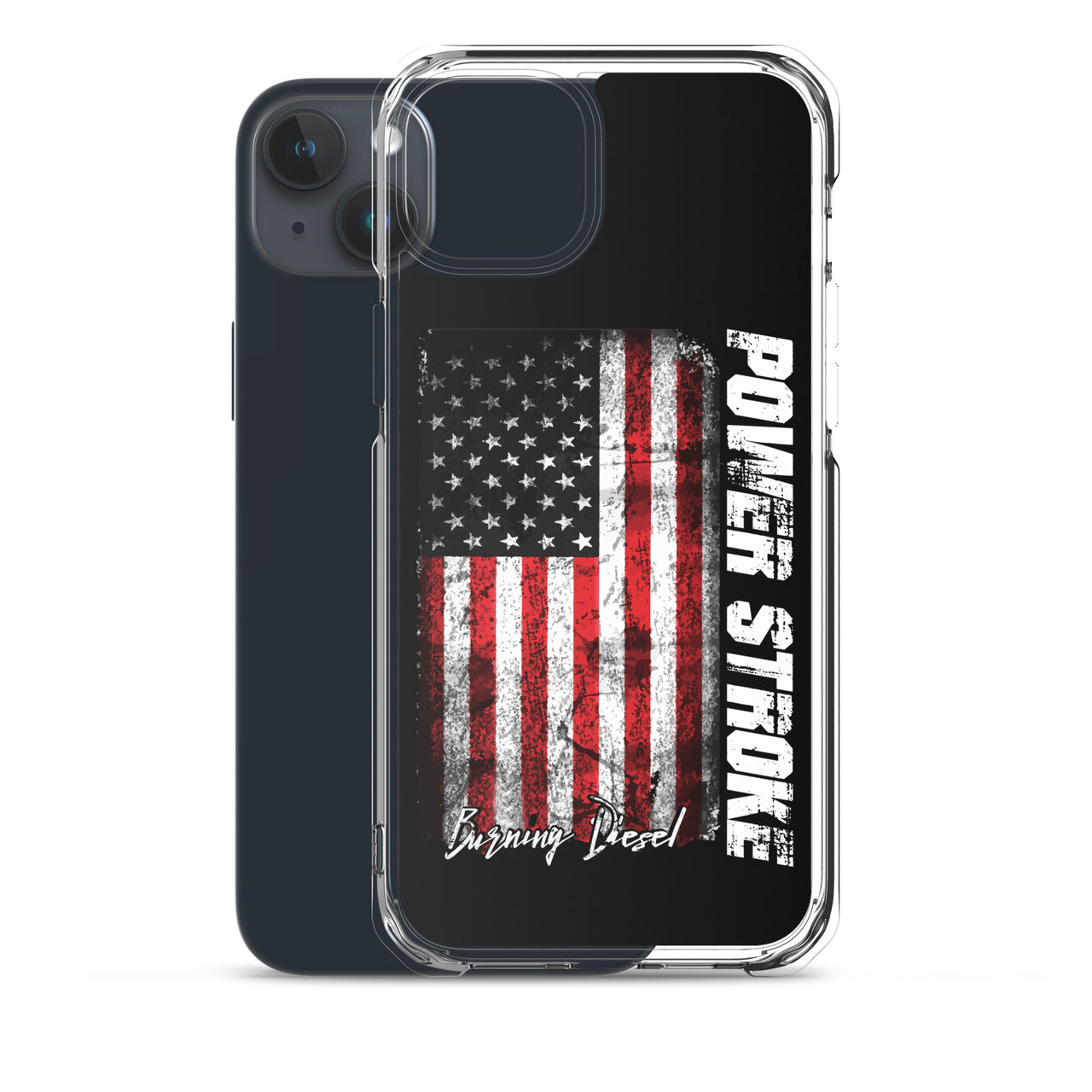 Powerstroke Phone Case Fits iPhone Power Stroke American Flag