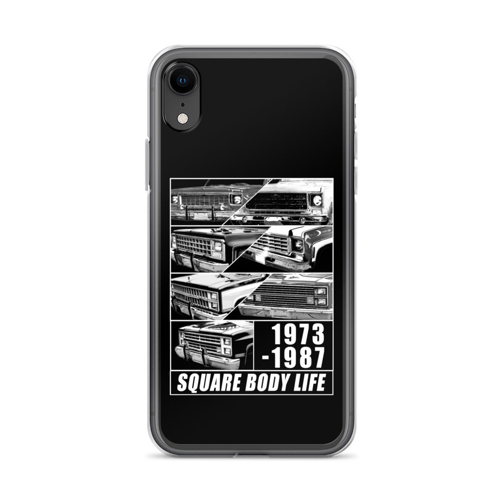 Square Body Truck Grilles Phone Case For iPhone xr