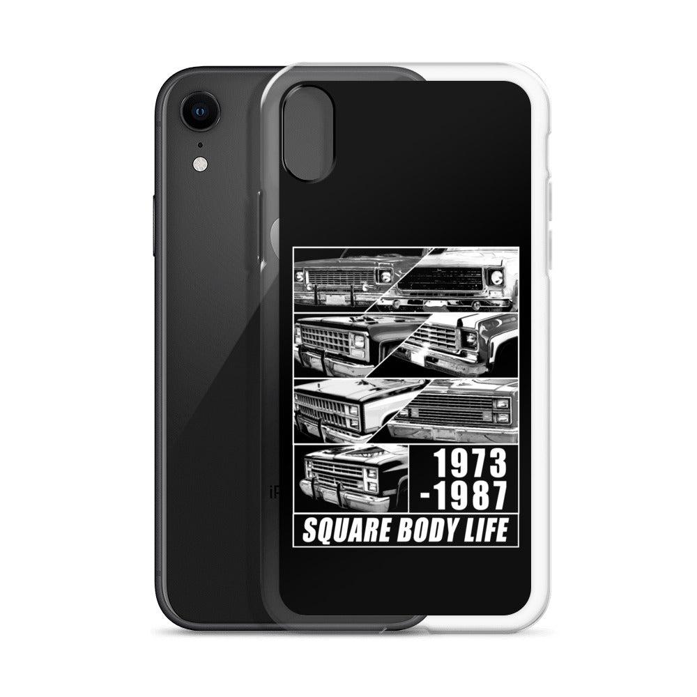 Square Body Truck Grilles Phone Case For iPhone xr