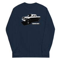 Thumbnail for Crew Cab Square Body Truck Long Sleeve Shirt in navy