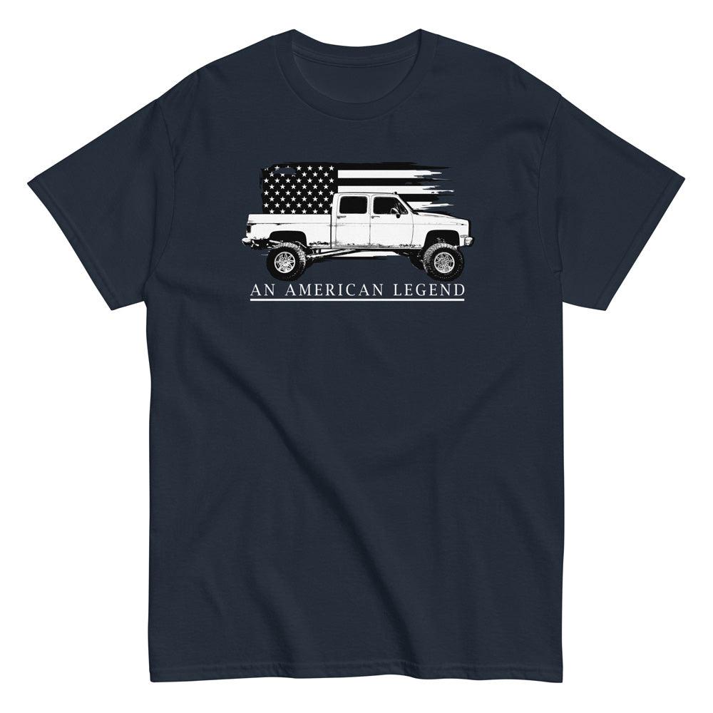 Crew Cab Square Body T-Shirt in navy