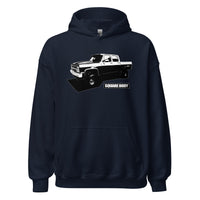 Thumbnail for Squarebody Crew Cab Truck Hoodie in navy