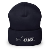Thumbnail for C10 Squarebody Square Body Winter Hat Cuffed Beanie in navy