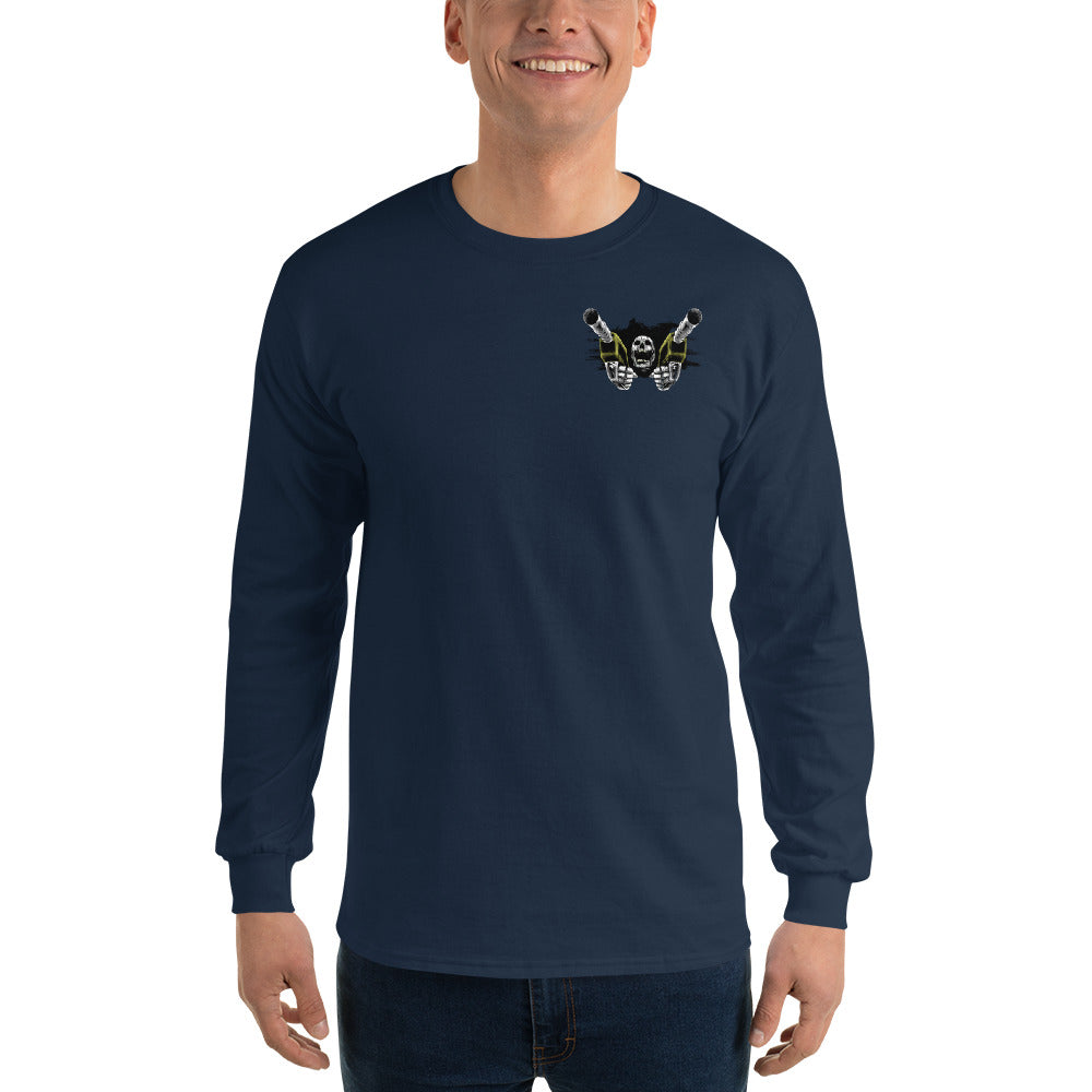 Diesel Addicts Truck Long Sleeve Shirt navy front