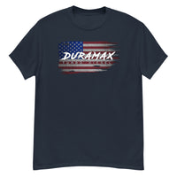 Thumbnail for Duramax Diesel T-Shirt American Flag Shirt in navy
