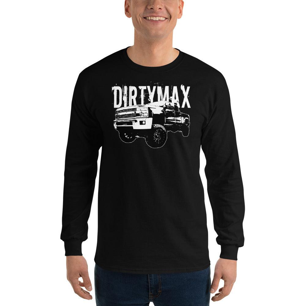 Duramax Long Sleeve T-Shirt modeled in black