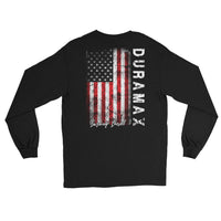 Thumbnail for Duramax American Flag Long Sleeve T-Shirt in black