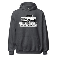 Thumbnail for easily-distracted-by-old-trucks-dentside-ford-hoodie-gray