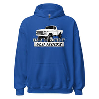 Thumbnail for easily-distracted-by-old-trucks-dentside-ford-hoodie-royal