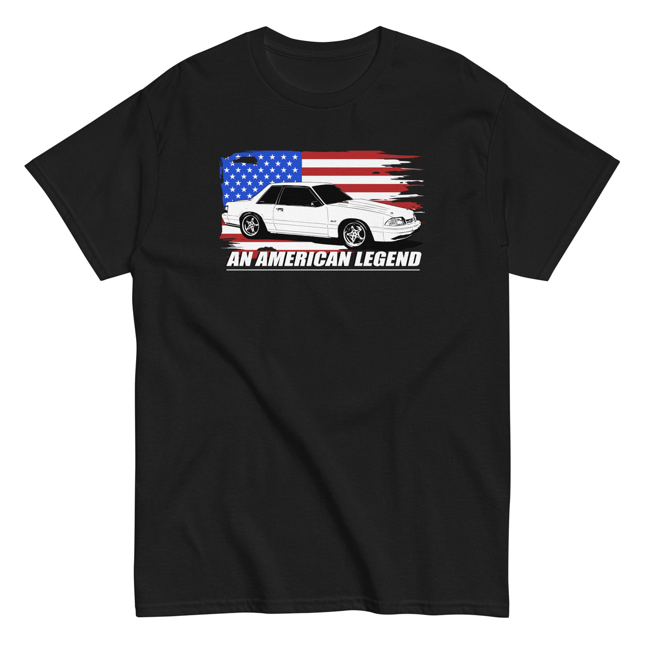 88-93 Notchback Mustang T-Shirt in black